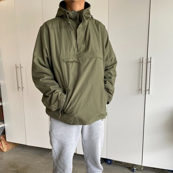 Military Surplus Windbreaker with Zipper Olive Sz. S - Picture 1 of 10
